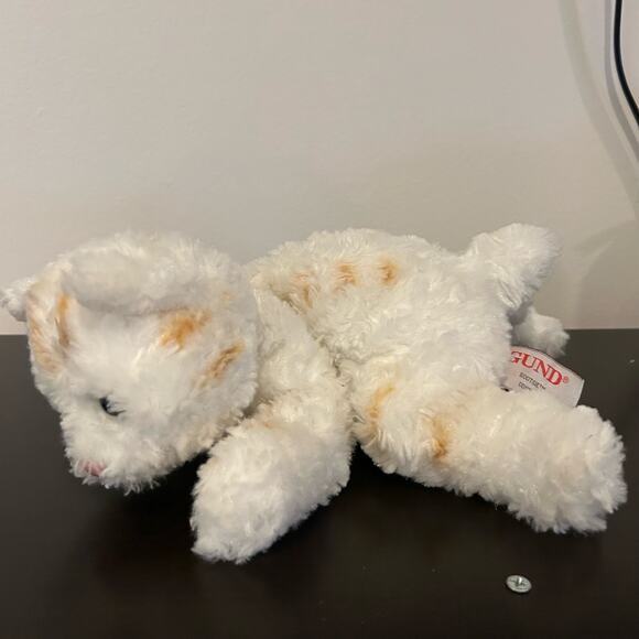 Gund Bootsie Kitty Cat Plush 001137 White Orange Tabby Small 9" Stuffed Toy - Picture 2 of 7